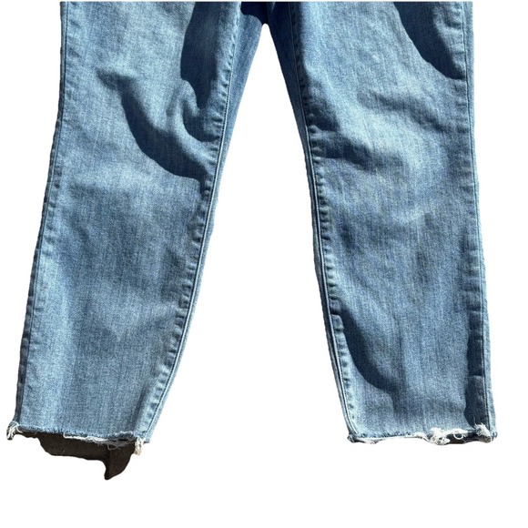 Judy Blue‎ Women's Boyfriend Fit Blue Jeans Size 13/31 X26 Raw Hem Mid Rise - Picture 4 of 9